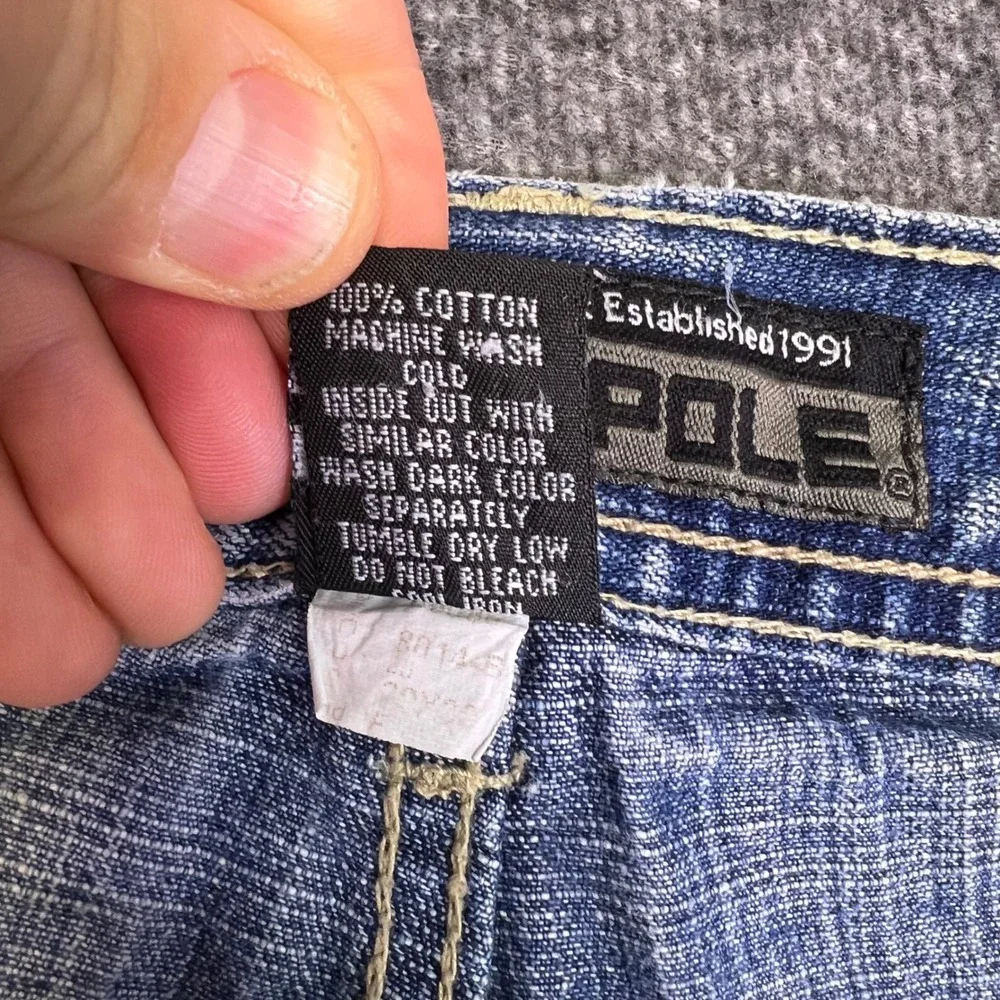 VTG Southpole Jeans Men 29x29 Red Tab 3180 Y2K Streetwear Baggy Relaxed Straight